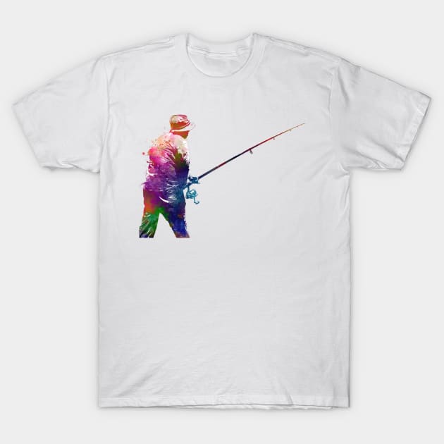 Fishing sport art #fishing T-Shirt by JBJart